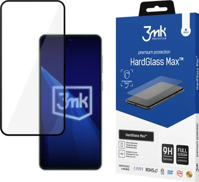 Productafbeelding van Samsung Galaxy M55 - 3Mk Hardglass, zwarte kleur