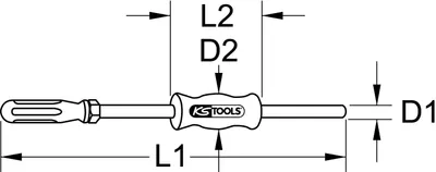 Produktbild von KS TOOLS Gleithammer, 250mm, IG M10 ( 660.0503 )