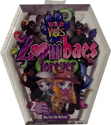 Immagine prodotto di Spin Master Zombaes Forever Wild Vibes play set bambole bara scatola stampo, figure, bara animale, accessori