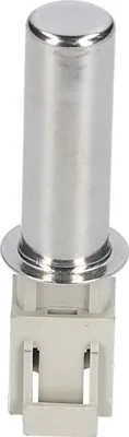 A close-up studio shot of a temperature sensor.