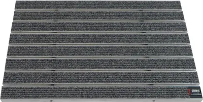 Produktbild von Emco Eingangsmatte DIPLOMAT 22mm, Large Rips Hellgrau,Größe:60x40cm