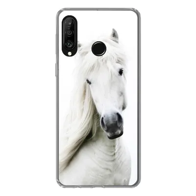Produktbild von MuchoWow® Handyhülle Schutzhülle Hülle für Huawei P30 Lite Pferde - Nutztiere - Mähnen Silikon Softcase Handy Hülle - Handyhülle