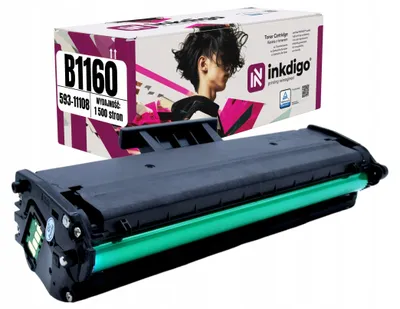 Produktbild von Inkdigo Toner HF44N für Dell B1160, B1160w – Schwarz, 1500 Seiten,