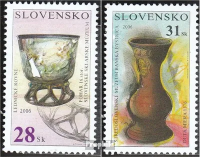 Produktbild von Briefmarken Slowakei 2006 Mi 540-541 (kompl.Ausg.) postfrisch Museum