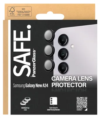 Produktbild von PanzerGlass SAFE. Kamera SP Galaxy A35 5G schwarz