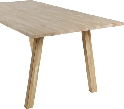 Produktbild von WOOOD Tablo Esstisch 180x90 cm - Küchentisch Eichenholz A-Tischbeine - 4 Personen - 74.4x180x90 cm