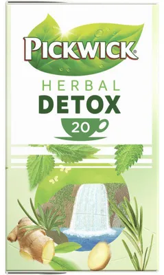 Produktbild von Pickwick Detox Kräutertee 36 g – Natürliche Kräutermischung für sanfte Entgiftung