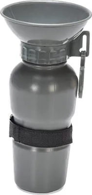 Produktbild von Beeztees Trinkflasche Nia aus Kunststoff grau