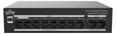 Zdjęcie produktu dla Switch POE NSW3000-8T2GT-POE-IN 8-portowy UNIVIEW
