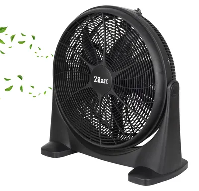 Produktbild von Zilan Bodenventilator 90W – Metall Ventilator Ø 50 cm, 3 Geschwindigkeiten, 90° Neigbar, Kraftvoller Bodenlüfter mit Tragegriff für Zuhause, Büro und Werkstatt