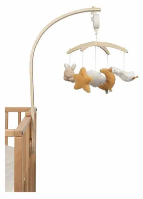 Produktbild von Little Dutch Musik-Mobile aus Holz für Neugeborene