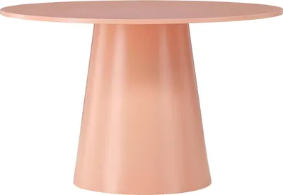 Obrázok produktu pre FURNLUX Jedálenský stôl Lanzo Peach 120 cm / Hauptfarbe: / Abmessungen: 120 x 120 x 75 cm