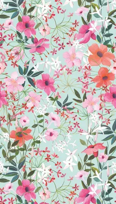 Produktbild von Fototapete Vlies 39195-1 The Wall II Blumenranken Grün Pink 3-tlg. 159 x 280 cm