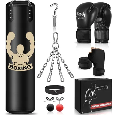 Obrázok produktu pre Omgoods – Robustná sada boxerského vaku na domáce tréningy a fitness
