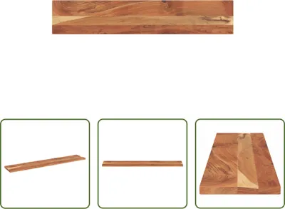 Produktbild von The Living Store Tischplatte 180x30x2,5 cm Rechteckig Massivholz Akazie