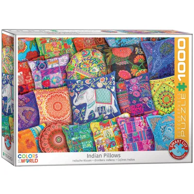 Immagine prodotto di Eurographics Puzzle Indische Kissen, 1000 Teile, 68 x 48 cm, 6000-5470