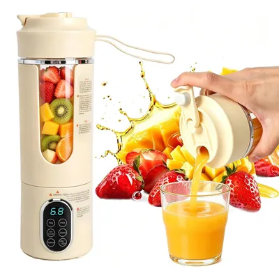 Smoothie Maker To Go 700 ml, Mini Mixer, 12 Klingen, 4 Stufen, BPA-frei