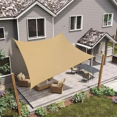 Produktbild von Famanu Sonnensegel Wetterfest - 4 x 4 m
