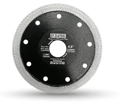 Productafbeelding van Diamantzaagblad 115 mm, X-Mesh Turbo, voor tegels, marmer, graniet