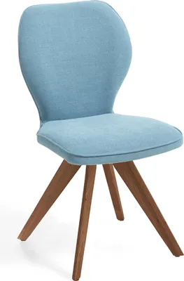 Produktbild von Niehoff Sitzmöbel Colorado Trend-Line Design-Stuhl Gestell Wild-Nussbaum - Webstoff