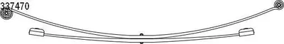 Image de Vw Ressort Arrière Lt 28-46 96-06/Db Sprinter 95-06 Vw Lt 96- (1 1) (740/753Mm)