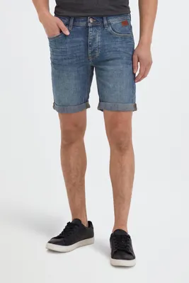 Produktbild von BLEND BHMartels Herren Jeans Shorts kurze Denim Hose mit Destroyed-Optik Stretch 5-Pocket-Form Baumwollmischung Regular fit