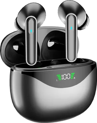 Produktbild von INF Kabellose 5.4 Bluetooth-Ohrhörer DP4 Lange Akkulaufzeit Schwarz