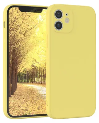Produktbild von EAZY CASE - TPU Hülle für Apple iPhone 12, TPU Case stoßfeste Handyhülle, weiches Cover mit Kameraschutz, Silikonhülle in Gelb