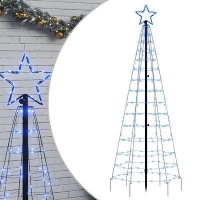 Immagine prodotto di Albero di Natale a LED con punte a terra 220 LED blu 180 cm