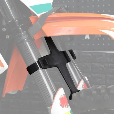 Productafbeelding van Vorkbeschermer voor crossmotor, steun voor motorvork en vering, zwart
