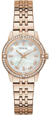 Zdjęcie produktu dla Zegarek  Guess GW1027L4 CYRKONIE różowe złoto
