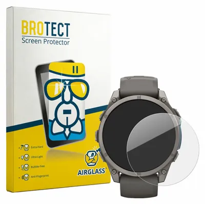 Produktbild von BROTECT Schutzglas für Garmin Fenix 9 (47 mm) Schutzfolie Panzer Folie Glas Display Schutz klar