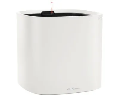 Obrázok produktu pre Lechuza Píla Color plastový kvetináč Ø 35 cm H 32,6 cm svetlo sivý vrátane zavlažovacieho systému, vložky na rastliny, substrátu a ukazovatele hladiny vody