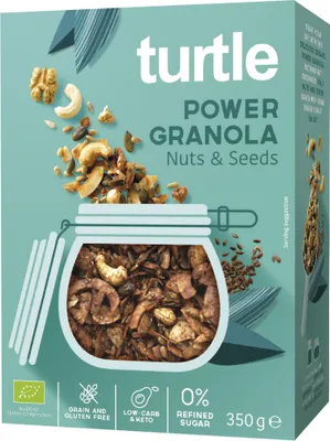 Produktbild von POWER Granola Nüsse & Saaten  Glutenfrei 350g
