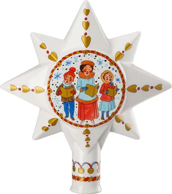 Immagine prodotto di Hutschenreuther Christbaumspitze groß Christbaumspitze Weihnachtsmarkt 02265-727312-27821 4011699878241