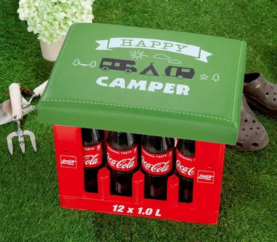 Produktbild von Gilde Kunstst Sitzpolster "Happy Camper" VE 6 42979