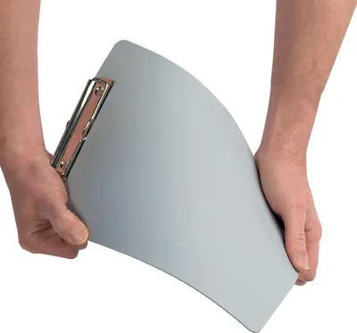 Image de MAUL Planchette à pince MAULoutdoor A4 format vertical PVC-plastique gris