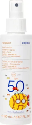 Zdjęcie produktu dla Korres Yoghurt Kids Comfort Emulsja ochronna w sprayu dla dzieci SPF50, 150 ml