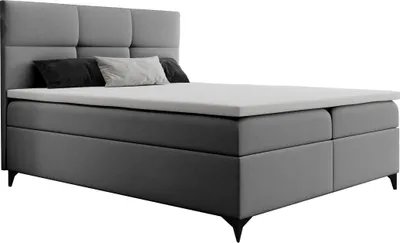 Produktbild von TRADA Limba Boxspringbett 160x200 cm Bonell Matratze H3 Stahlfüße 12 cm