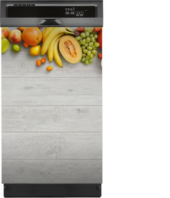 Produktbild von Magnete Dekorative 45x70 cm Küche Magnetmatte Spülmaschine - Früchte auf Holz