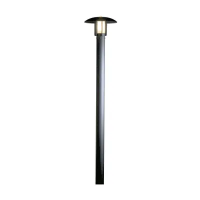 Produktbild von Konstsmide Heimdal Standleuchte schwarz lackiertes Aluminium, opales Glas, Hand EU 402-752