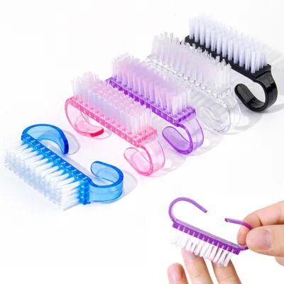 Produktbild von Nagelbürste - 5 Stück - Mini-Nagelbürsten für Hände und Nägel - Fingernagelbürste - Nagelreinigung - Handbürste für Maniküre, Pediküre und Haushalt