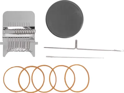 Image de Mini tricoteuse 10 aiguilles opération simple main pour réparation maison Gris