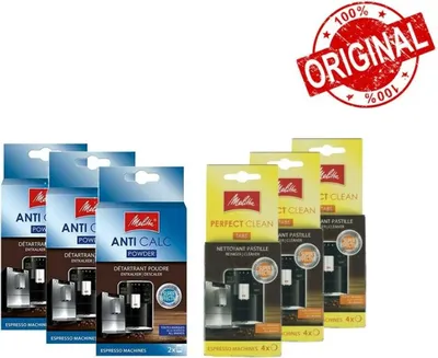 Produktbild von Original Melitta Anti Calc Entkalker Perfect Clean Reinigungstabletten je 3 Packungen