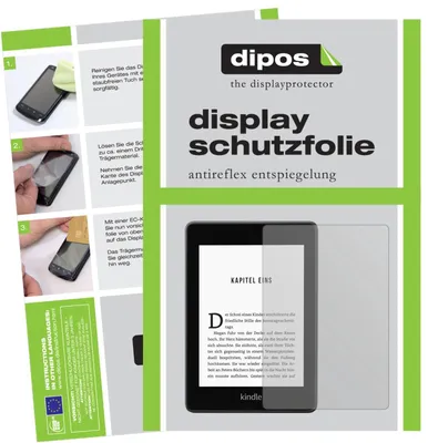 Produktbild von 2x Schutzfolie für Amazon Kindle Paperwhite 6.Zoll (2018) matt Folie