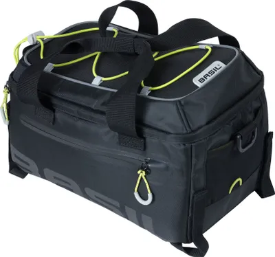 Produktbild von Basil Miles, Hinten, Fahrradtasche, Polyester, Schwarz, 7 l, 5 kg