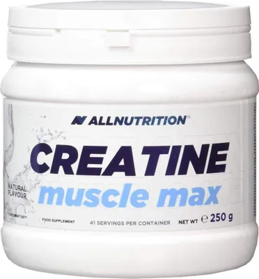 Productafbeelding van ALLNUTRITION Creatine Muscle Max 250g, citroensmaak. Creatinemonohydraat, voor spieropbouw