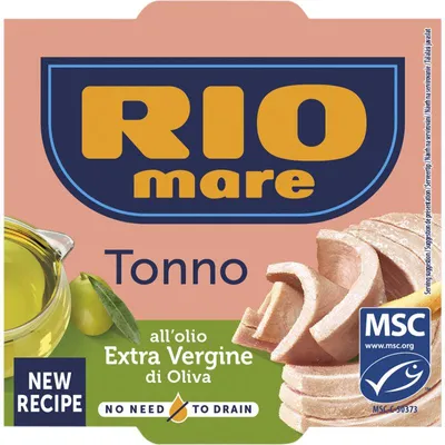 Produktbild von Rio Mare Thunfisch in extra vergine Olivenöl, 120 g – Hochwertiger Thunfischfilet
