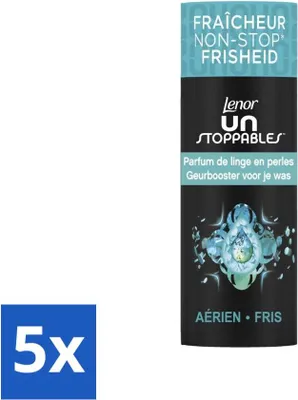 Obrázok produktu pre Lenor Unstoppables – zosilňovač vône – sviežosť – 13 praní – výhodné balenie – 5 kusov