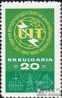 Produktbild von Briefmarken Bulgarien 1965 Mi 1537 (kompl.Ausg.) postfrisch Internationale Fernmeldeunion